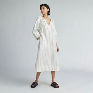 Everlane Striped Cotton Poplin dress